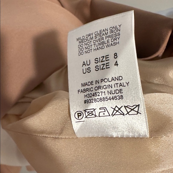 Scanlan Theodore Cady Strapless Nude Dress - Picture 8 of 8